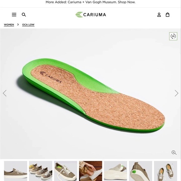 NWOT CARIUMA SAND CONTRAST THREAD CANVAS‎ OCA LOW​​​​​ - Picture 10 of 15